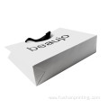 Custom Printing White Beaujo Paper Bag For Wine